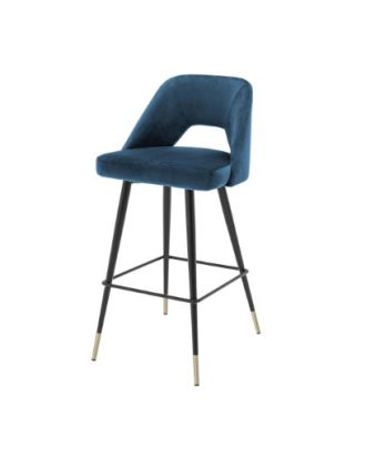 Barstol Avorio Blå