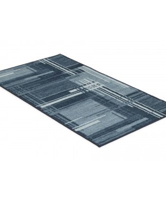 Alba blå - matta med gummibaksida