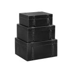 Mendoza förvaringslåda svart