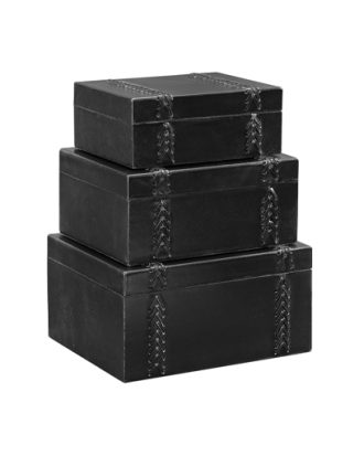 Mendoza förvaringslåda svart