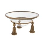 Bowl Tassel vintage brass finish