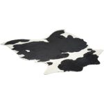 Wille svart/vit - konstgjord kohud