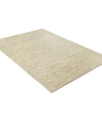 Afro ljus sand - handvävd ullmatta