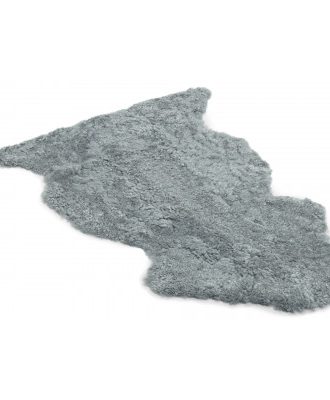 Curly silvergrå - lockigt fårskinn