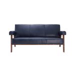 Milo skinnsoffa blå