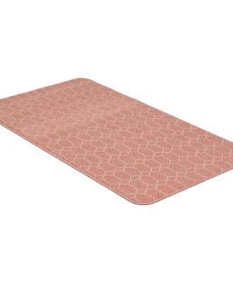 Naxos rosa - matta med gummibaksida