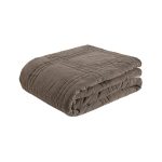 Caprice överkast taupe