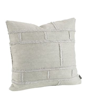 Abstract fringe kuddfodral grå