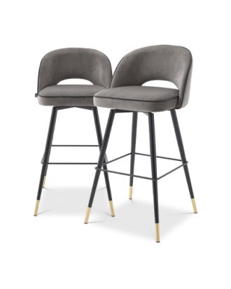 Cliff barstolar grå hög