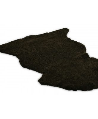 Curly brunmelerad - lockigt fårskinn