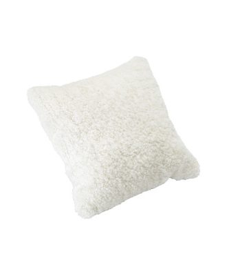 Curly vit - kuddfodral i lockigt fårskinn