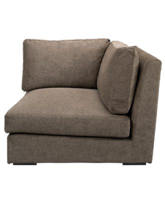 Tulum hörnmodul true brun