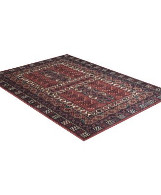 Vintage orient-red - konstsilkesmatta