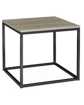 Mason sidobord antik grå kvadrat