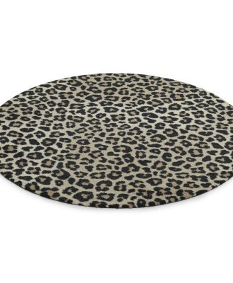 Leopard rund - multifunktionsmatta