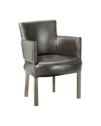 Newark karmstol läder fudge