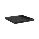 Mendoza bricka kvadrat svart