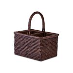 Cognac bestickhållare rotting