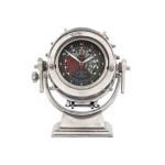 Clock Royal Master alum. polished