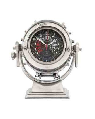 Clock Royal Master alum. polished