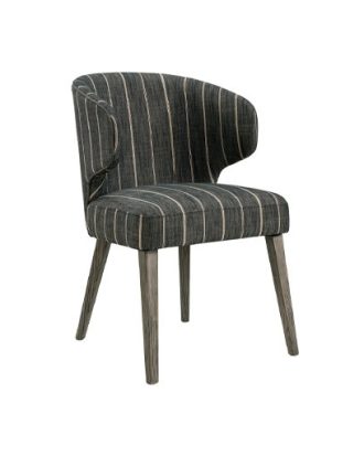 La Vella matstol randig grå