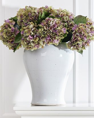 Hortensia snittblomma lila/grön