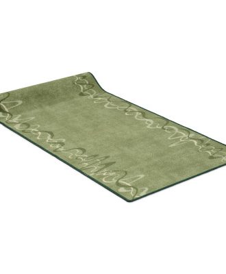 Wave grön - gångmatta på metervara