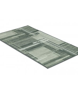 Alba grön - matta med gummibaksida