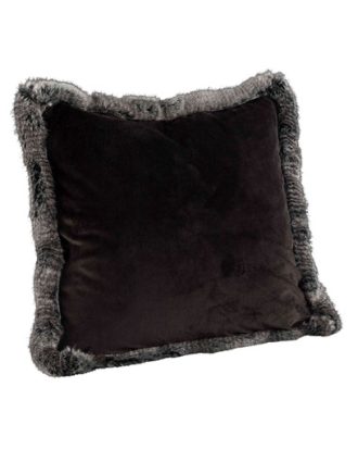 Leia Velboa kuddfodral grå