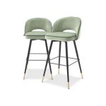 Cliff barstolar grön hög