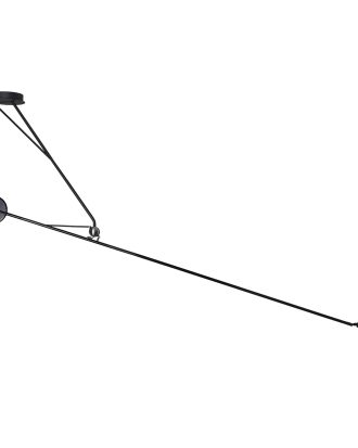 Dcw Éditions Aaro Taklampa - Plafonder Stål Svart