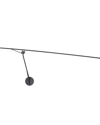 Dcw Éditions Aaro Vägglampa Sw - Plafonder Stål Svart