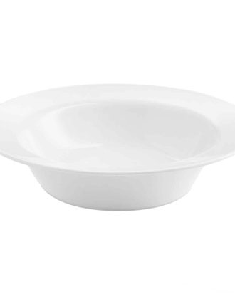 Aida Enso Sopptallrik 22 Cm - Djupa tallrikar Porslin Vit