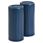 Aida Groovy Salt- Och Pepparkar - Kryddkvarnar Stengods Blå