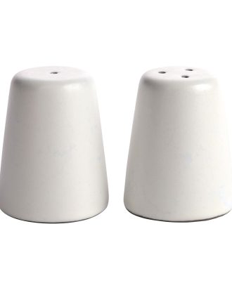 Aida Raw Salt- Och Pepparkar Arctic White - Kryddkvarnar Stengods Vit