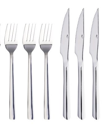 Aida Raw Bestickset 8 Delar - Bestickset Rostfritt Stål