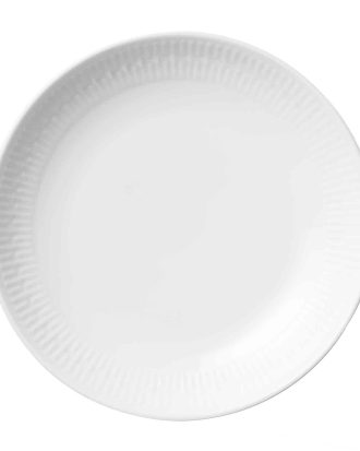 Aida Relief Djup Tallrik 22 Cm 4-pack - Djupa tallrikar Porslin Vit