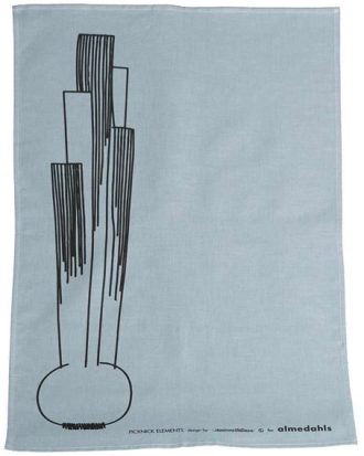 Almedahls Picknick Elements Kökshandduk - Kökshanddukar Bomull Blå