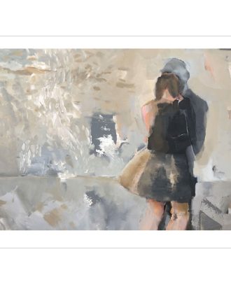 Anna Bülow Dance Konsttryck Signerat 70x100 Cm - Posters Papper Grå