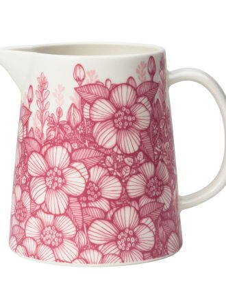 Arabia Huvila Kanna 1 L - Vattenkaraffer & Vattenkannor Porslin Vit