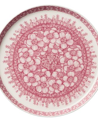 Arabia Huvila Tallrik 24 Cm - Mattallrikar Porslin Vit