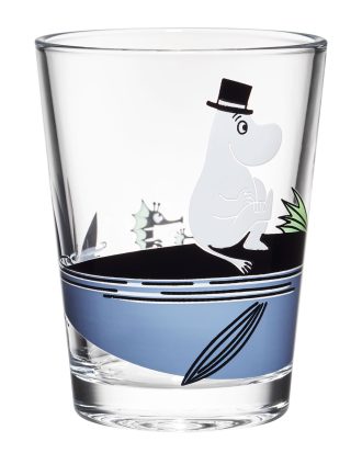 Arabia Mumin 22 Cl Muminpappa - Dricksglas Glas Klar