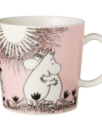 Arabia Mumin Mugg 30 Cl Kärlek - Kaffekoppar Porslin Rosa