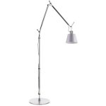 Artemide Tolomeo Basculante Golvlampa Satin - Golvlampor Stål Grå