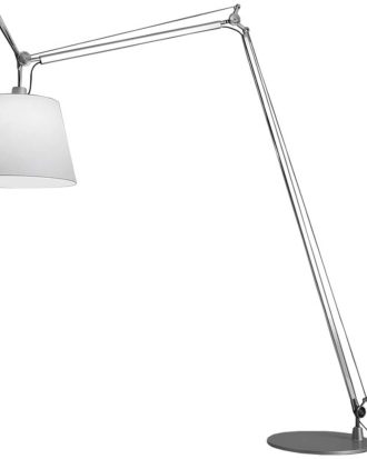 Artemide Tolomeo Maxi Golvlampa Aluminium - Golvlampor Stål Grå