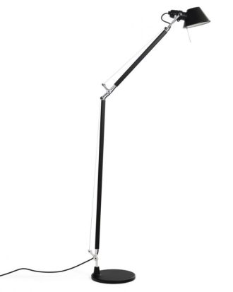 Artemide Tolomeo Reading Golvlampa - Golvlampor Stål Svart
