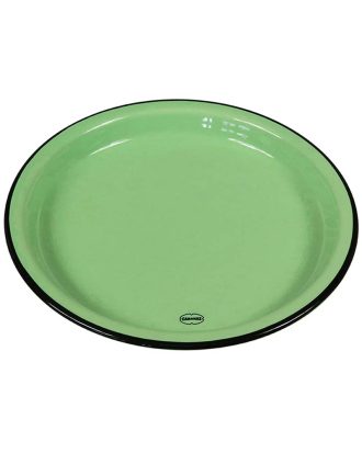 Assiett i retrostil Cabanaz 22 cm - Grön