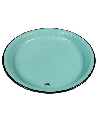 Assiett i retrostil Cabanaz 22 cm - Blå