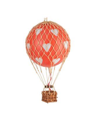 Authentic Models Floating The Skies Luftballong 13x8.5 Cm - Dekorativa Accessoarer Papper Red Hearts