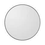 Aytm Circum Väggspegel Ø70 Cm / Klar - Väggspeglar Mdf Svart